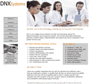 Tablet Screenshot of dnxsystems.com